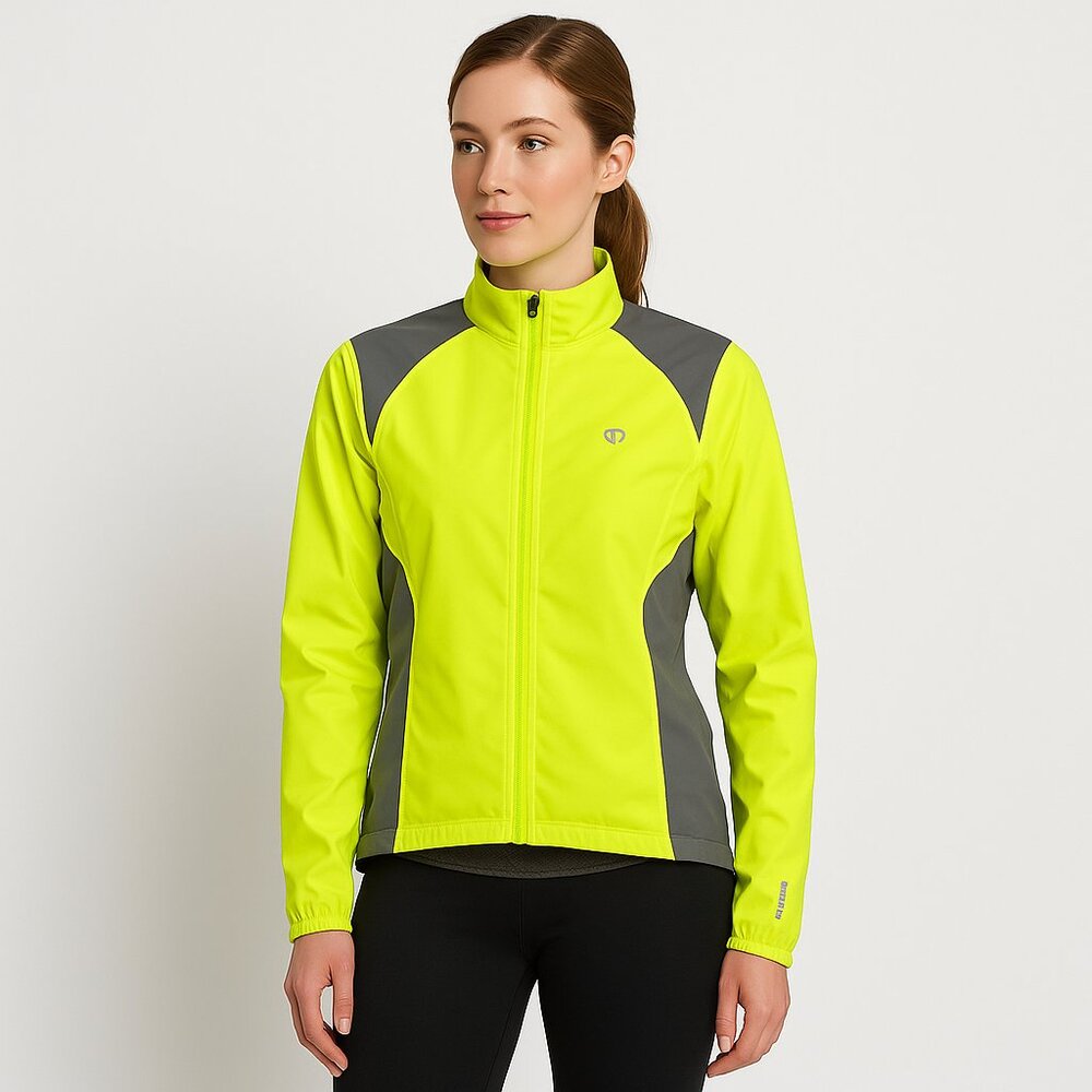 Pearl Izumi Neon Yellow and Gray Utility Jacket